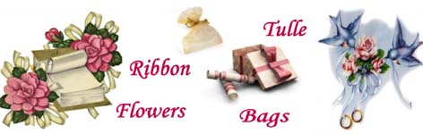 organza bags & silk ribbon