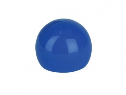 18-415 Blue Steel Non Dispensing Plastic Ball Bottle Cap w/ Plug Seal