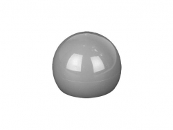 18-415 Gray Non Dispensing Plastic Ball Bottle Cap w/ Valve Seal