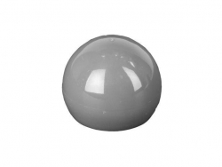 18-415 Gray Steel Non Dispensing Plastic Ball Bottle Cap w/ Valve Seal