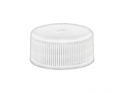 20-400 White Non Dispensing Bottle Cap w/ .040 PSFM Foam Liner