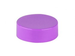 28-400 Purple Lilac Pearl Smooth Non Dispensing Bottle Cap w/ F-217 Liner (Surplus Item)