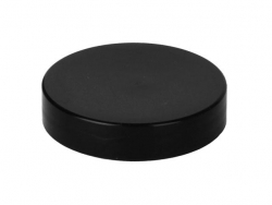 70-400 Black Flat Smooth Non Dispensing Liner-less Jar Cap-MRP 70-400 Black Flat Smooth Non Dispensing Liner-less Jar Cap-MRP