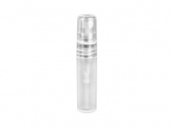 .166 oz (1/6 oz) (4.5 ml) Frosted 14 MM Round Other Plastic Bottle with Natural Treatment Pump & Overcap (3 pc) 30% OFF