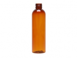 4 oz. Amber 20-410 PET (BPA Free) Plastic Bullet Round Bottle w/ Fine Mist Sprayer or Lotion Pump (2 pc.) 30% OFF (Stock Item)