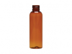 2 oz. Amber 20-410 PET (BPA Free) Plastic Bullet Round Bottle w/ Fine Mist Sprayer or Lotion Pump (2 pc.) 30% OFF (Stock Item)