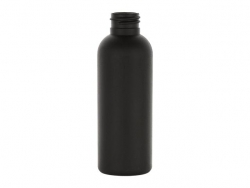 3.33 oz. Black Bullet Round (100 ML) 24-410 HDPE Opaque Plastic Bottle 50% OFF