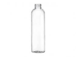 8 oz. Clear 24-410 PET (BPA Free) Plastic Round Bullet Bottle (Stock Item)