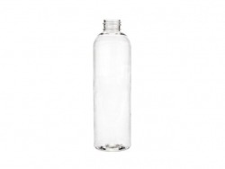 4 oz. Clear 20-410 PET (BPA Free) Plastic Bullet Round Bottle w/ Fine Mist Sprayer or Lotion Pump (2 pc.) 30% OFF (Stock Item)