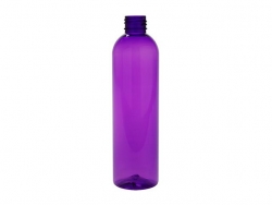 8 oz. Purple 24-410 PET (BPA Free) Semi-Translucent Bullet Round Plastic Bottle w/ Sprayer or Pump 30% OFF (Stock Item)