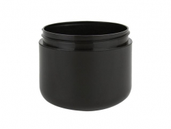 2 oz. Black Shiny Plastic Double Wall 58-400 PP Jar-HDPE Inner Jar (King) 2 oz. Black Shiny Plastic Double Wall 58-400 PP Jar-HDPE Inner Jar (King)