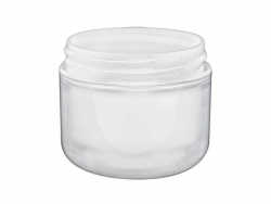2 oz. Natural Double Wall 58-400 PP Plastic Jar (King)