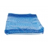 Clear Vinyl Bag with Blue Water Drops (Zipper) 50% OFF
