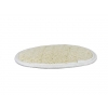 Tan/White Loofah Style Oval Body Scrubber with Handle  VOLUME DISCOUNTS