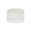 20-400 White CRC Ribbbed Non Dispensing Bottle Cap w/ Foam Liner-Opening Instructions