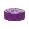 38-400 Purple CRC Ribbed Non Dispensing PP Bottle-Jar Cap-HS Liner-Open Instruct (MRP)