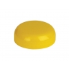38mm Yellow Non Dispensing Plastic Dome Bottle-Jar Cap w/ Plug Seal