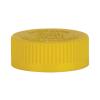 38-400 Yellow CRC Ribbed Non Dispensing PP Bottle-Jar Cap-PS Liner-Open Instruct (MRP)