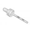 20-400 White Squeeze Bulb Dropper CRC Ribbed Bottle Cap-2 15/16 in. diptube