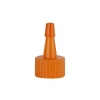 20-410 Orange Yorker Style Dispensing Bottle Cap (no hole)