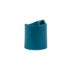 20-410 Teal Dispensing Disc-Top Bottle Cap w/ .300 in. Orifice