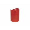 20-415 Red Translucent Dispensing Disc-Top Bottle Cap w/ .270 in. Orifice