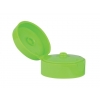 22-400 Green Apple Dispensing Flip Top Bottle Cap w/ .185 in. Orifice & 2 in. Diameter (Surplus)