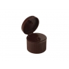 24-410 Brown Dispensing Bottle Flip Top Cap