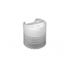 24-410 Natural Ribbed Dispensing Bottle Cap w/ .310 in. Orifice