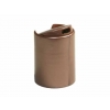 24-415 Brown Smooth Disc-Top Dispensing Cap w/ .308 in. Orifice