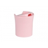 24-415 Pink Light Flared Smooth Disc-Top Dispensing Bottle Cap w/ .312 in. Orifice