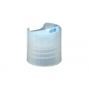 28-410 Natural/Blue Dispensing Bottle Cap w/ .340 in. Orifice  50% OFF