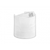 28-410 White Smooth Dispensing F Style Disc-Top Bottle Cap w/ .336 in. Orifice (Seaquistl)