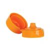 33-400 Orange Smooth Flip Top Dispensing Bottle Cap with .250 Orifice, Pour Spout & Valve Seal