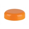 48-400 Orange Dome Smooth Non Dispensing Plastic Linerless Jar Cap