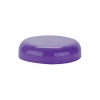48-400 Purple Dome Smooth Non Dispensing Plastic Linerless Jar Cap w/ Foam Liner
