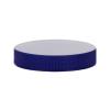 58-400 Blue Dark Flat Ribbed Continuous Thread PP Plastic Jar Cap-Liner-less (MRP)