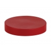 58-400 Red Flat Smooth Linerless Non Dispensing Jar Cap