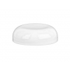 58-400 White Dome Smooth PP Non Dispensing Liner-less Jar Cap (Delta)
