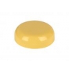 63 mm Yellow Light Dome Smooth Non Dispensing Plastic Liner-less Jar Cap 50% OFF