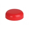 63 mm Red Dome Non Dispensing Plastic Jar Cap