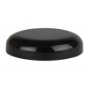 89-400 Black Dome Smooth Non Dispensing Plastic Liner-less Jar Cap (Stock Item)