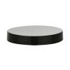 89-400 Black Flat CT Smooth PP Plastic Jar Cap-Linerless-Smooth Top (Phoenix)
