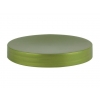 89-400 Green Pearl Flat Smooth Non Dispensing Plastic Liner-less Jar Cap