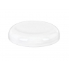 89-400 White Dome CT Smooth Gloss PP Plastic Liner-less Jar Cap (Taral)