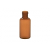 .67 oz. (2/3 oz) (20 ml) Amber  LDPE 15-415 Plastic Boston Round Bottle