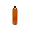 8 oz amber plastic bullet bottle