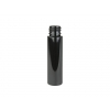 1 oz. Black 20-410 Round Cylinder PET Opaque Gloss Finish Plastic Bottle (Stock Item)