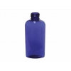 2 oz. Blue Cobalt 20-410 Semi-Translucent PET (BPA Free) Plastic Tapered Cosmo Oval Bottle (Stock Item)