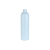 8 oz. Blue Light 24-410 HDPE Plastic Opaque Bullet Round Bottle